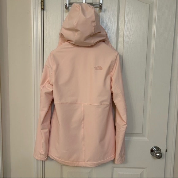 THE NORTH FACE WOMEN'S SHELBE RASCHEL SOFT-SHELL HOODIE in Pearl Pink Size S - Picture 12 of 16
